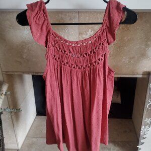 Maurices lattice neck top